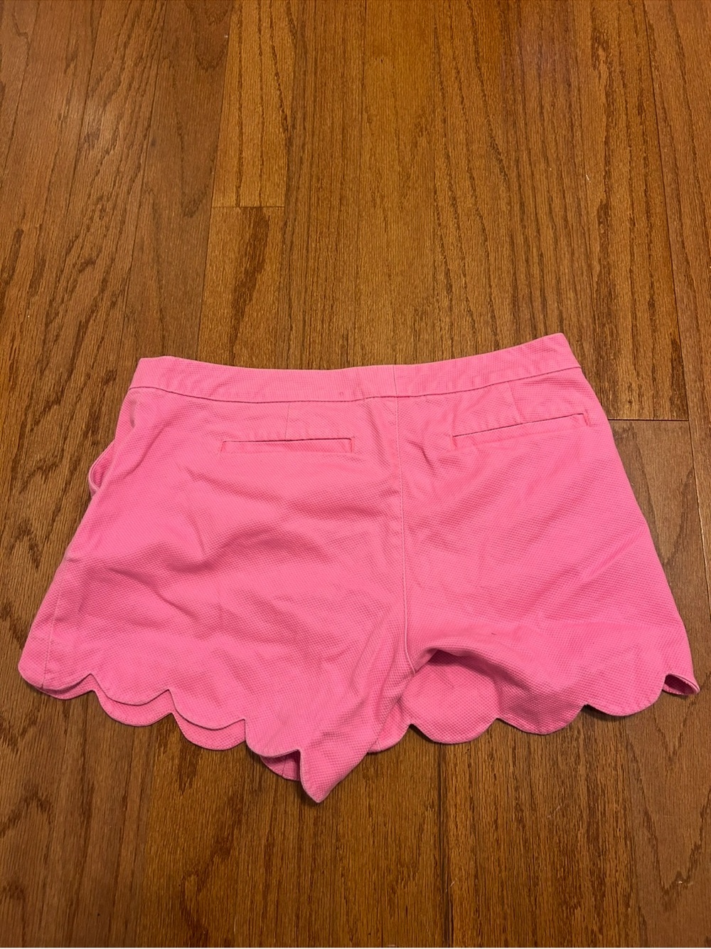 Lilly Pulitzer Pink Scallop Hem Shorts Women's Size 8 Preppy Summer Resort - Picture 8 of 8